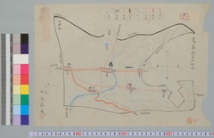 長倉村略図　の画像