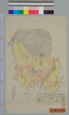 西箕輪村（図）　（伊那郡一村限明細絵図か）の画像
