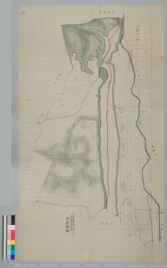 美篶村全村略図　の画像